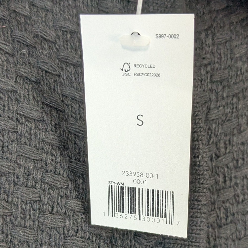 Banana Republic‎ Womens Minimalist Merino Cashmere Blend Cardigan Jacket Black S - Picture 3 of 9